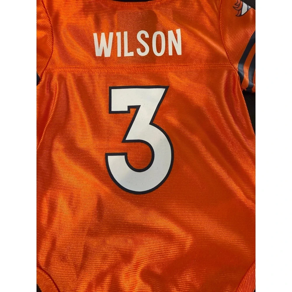 Denver Broncos Russell Wilson # 3 Infant's NFL Jersey Bodysuit 3-6 Months- NWT